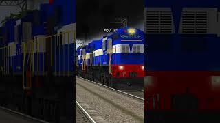 Indian Train Driving  Indian Railways #msts #shorts