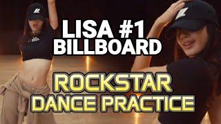 Lisa Drops Rockstar Dance Practice  Lisa #1 Billboard Global  Rockstar played at club