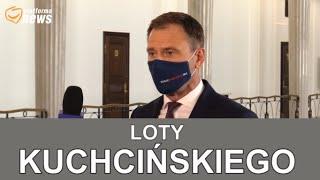 Zatrzymania ws  afery lotów Kuchcińskiego - konferencja prasowa KO