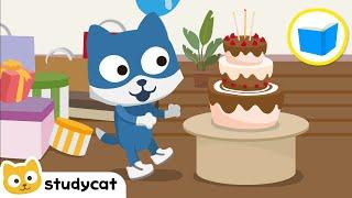 汤姆的生日  Toms Birthday  Animated Stories for Kids in Chinese  Learn Chinese  Studycat