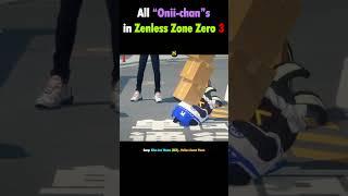 P3 Belle says ONIICHAN in Zenless Zone Zero