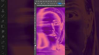 Motion Blur Gradient Photo Effect in photoshop #shorts  #adobephotoshop #photoshopedit