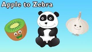 Apple to Zebra + More  ABC KIDS RHYMES  Mother Goose Club Phonics Songs