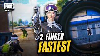 PLAYING LIKE A HACKER  FASTEST 2 FINGER PLAYER  PUBG MOBILE  BGMI