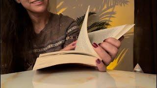 ASMR Inaudible Book ReadingWhispering w Finger Licking 