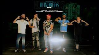 Hozwal x YovngChimi ft. De la Ghetto x Arcangel x Luar la L   HUNDREDS Remix Official Video