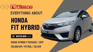 SOLD【2017】Honda Fit Hybrid 2WD Grade Hybrid F package 125890 km - Japanese Car