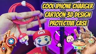 Cool iPhone & ipad Charger Cartoon 3D Design Protective Case 