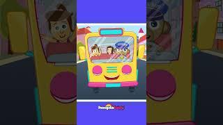 Wheels On The Bus Go Round and Round   #shorts #kidsmusic #popular #trending #hooplakidz