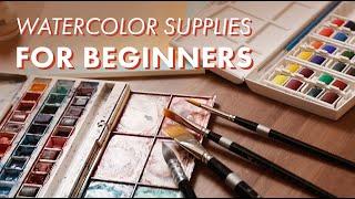 Watercolor Supplies For Beginners  What You Need To Get Started