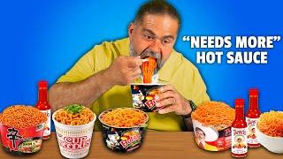 Mexican Dads eat the SPICIEST Noodles