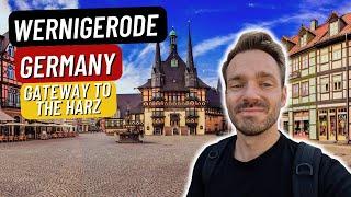 Colorful & Historic WERNIGERODE GERMANY Day Trip   Wernigerode Castle in the Harz Mountains