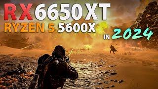 RX 6650 XT + Ryzen 5 5600X in 2024  Test in 22 Games