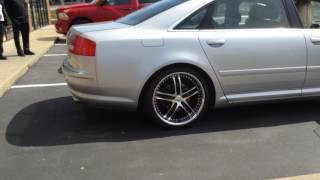 2005 Audi A8L sitting on 20 Elite Tyre XIX 15 Wheels and 24535-20 Lexani Tires.