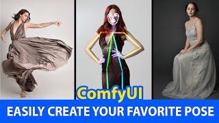ComfyUI - Easily Create Your Favorit Pose 3D Pose Editor