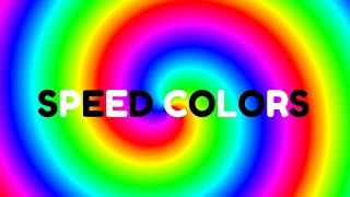 SPEED COLOR CHANGE PARTY LIGHTS Blue Yellow Red & Green  10 HOURS SEIZURE WARNING