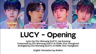 LUCY 루시 - Opening Color Coded English Lyrics