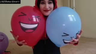 Very Loud Balloon Popping  Stomp to Pop 6 Balloons  Balloon Girl  AL Balloon World