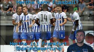 Hertha BSC 11 Eintracht Frankfurt - SPIELERBWERTUNGEN 