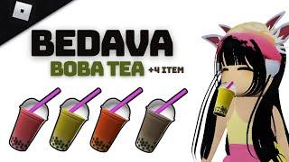 BEDAVA Aksesuar nasıl alınır? BOBA TEA *ROBLOX