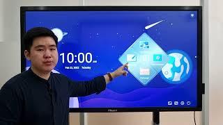 Review Smart TV Full Touch Screen. iTBoard Interactive Flat Panel Display 65 Inch.