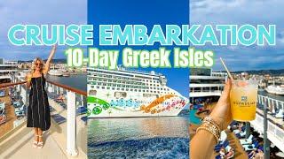 10-Day Mediterranean Cruise Embarkation Day on the Norwegian Pearl