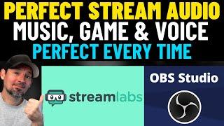 Mastering Live Stream Audio  Achieve Perfect Sound Every Time  OBS or Streamlabs Audio Tutorial