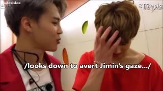 Jimin making Jungkook flustered 