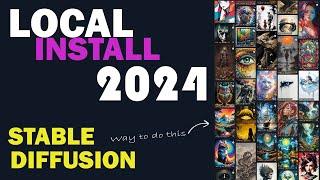 How To Install Stable Diffusion Automatic1111 WebUI latest version 2024 Setup Guide Easy Diffusion