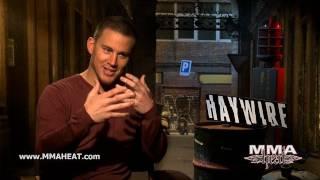 Haywires Channing Tatum on Kissing Gina Carano MMA + Honesty In Action Movies