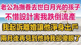 老公為撫養去世白月光的孩子，不惜設計害我跌倒流產，我起訴離婚讓他淨身出戶，兩個月後再見到他時我卻傻眼了#生活經驗  #情感故事 #情感#两性情感