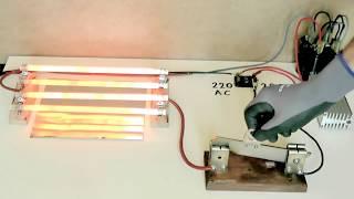 AC versus DC load breaking comparison with a knife switch