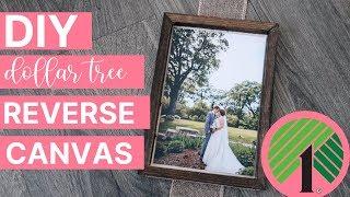 DIY Dollar Tree Wood Reverse Canvas Frames  Whiskey & Whit