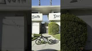 Talaria at the Karate Kid Apartment #talaria  #electricdirtbike