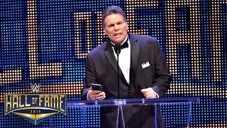 Lanny Poffo inducts his brother “Macho Man” Randy Savage into the WWE Hall of Fame March 28 2015