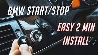 BMW Start Stop Button Replacement - Easy DIY Install For Crystal Or Red