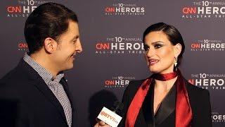 Idina Menzel at CNN Heroes Behind The Velvet Rope with Arthur Kade