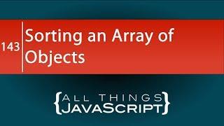 JavaScript Problem Sorting an Array of Objects