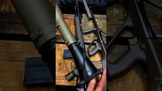 True Beauty of The Dark Green Finish Steyr AUG H&K G3-A4 & Dark Green RPG-7 ASMR