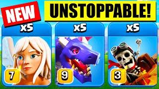 POWERFUL NEW DRAGON RIDER ATTACK STRATEGY  New TH 14 3 Star War Attacks