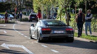 Audi R8 V10 Plus with Capristo Exhaust - LOUD Accelerations 