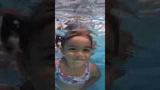 Happy Toddler Learning To Swim #swimming #toddler #happybaby #learning #swimmingpool #2yearsold