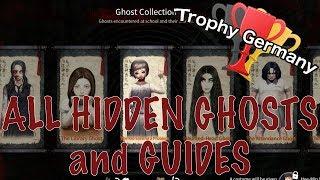 White Day A Labyrinth Named School - All Hidden Ghosts - GUIDES & TROPHY