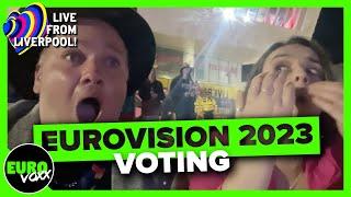 EUROVISION 2023 FINAL VOTING REACTION