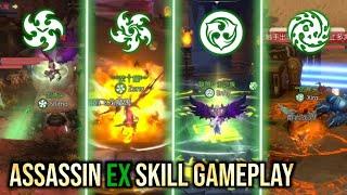 All Assassin 2nd Job Skill Gameplay EX Skill - DRAGON NEST 2