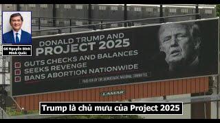 Trump nói láo một cách lố bịch rằng không biêt Dự Án 2025.