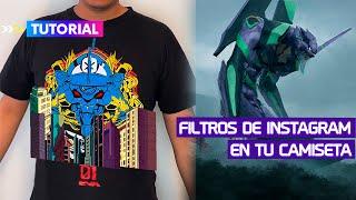 Anima tu camiseta con realidad aumentada - Spark AR Tutorial T-shirt Evangelion  Stable Diffusion