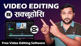 Free Video Editing Software For Pc  CapCut Video Editor For PC Complete Tutorial 2023 In Nepali
