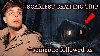 MOST HAUNTED CABIN IN THE WOODS CAMPING TRIP - TRAPPED DURING SNOWSTORM  WE WERE NOT ALONE