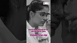 Manu Bhaker in the 10m Air Pistol Finals  Paris 2024  LIVE on JioCinema & Sports18